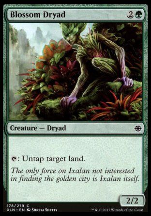 Blossom Dryad (Ixalan) Trading Card