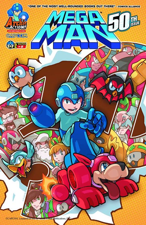 Mega Man #50 (Huang Variant Cover)