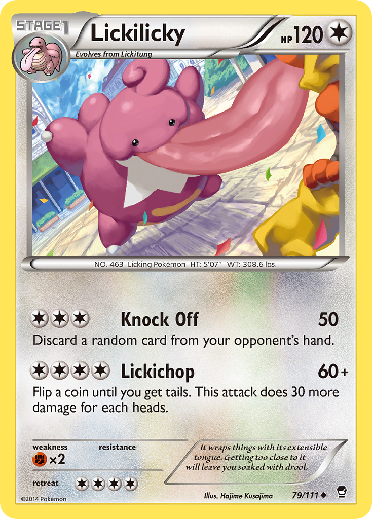 Lickilicky (79/111) - Furious Fists Pokémon Card