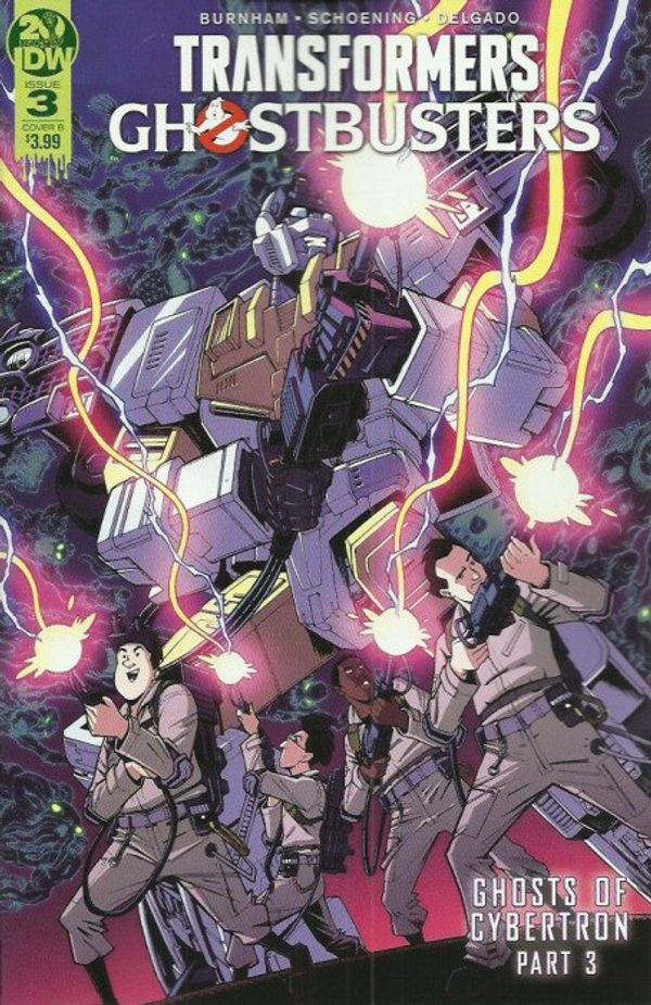 Transformers/Ghostbusters #3 (Cover B Roche)