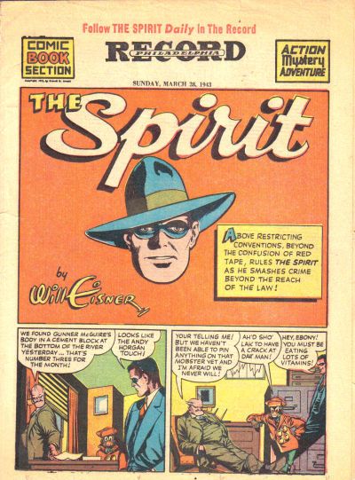 Spirit Section #3/28/1943 Comic