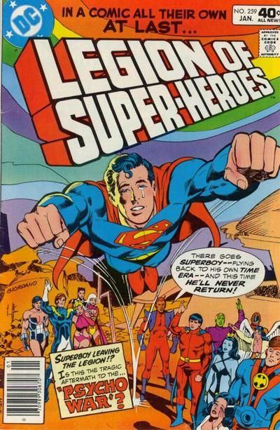 The Legion of Super-Heroes #259 Comic