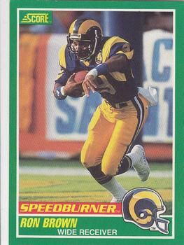 Ron Brown 1989 Score #313 Sports Card