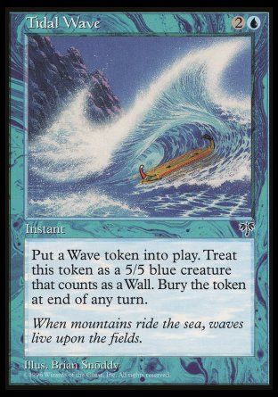 Tidal Wave (Mirage) Trading Card