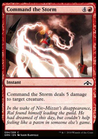 Command the Storm (Guilds of Ravnica) Trading Card