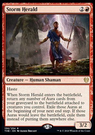 Storm Herald (Theros Beyond Death) Trading Card