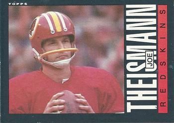 Joe Theismann 1985 Topps #190 Sports Card