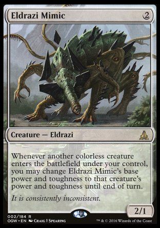 Eldrazi Mimic (Oath of the Gatewatch) Trading Card