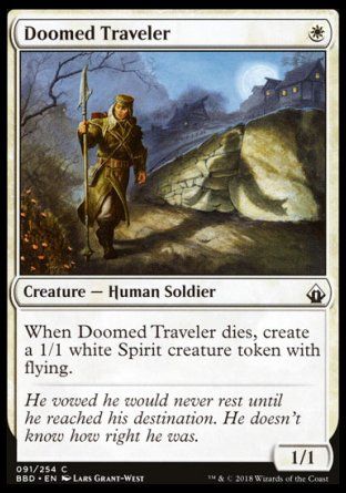 Doomed Traveler (Battlebond) Trading Card