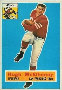 Hugh McElhenny 1956 Topps #50 Sports Card