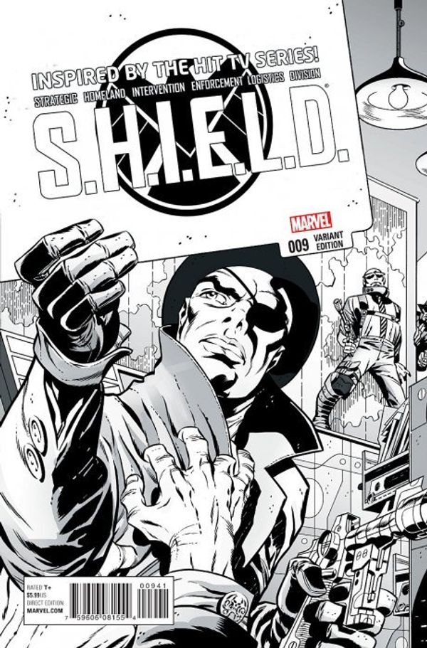 Shield #9 (Kirby And Steranko B&amp;w Variant)