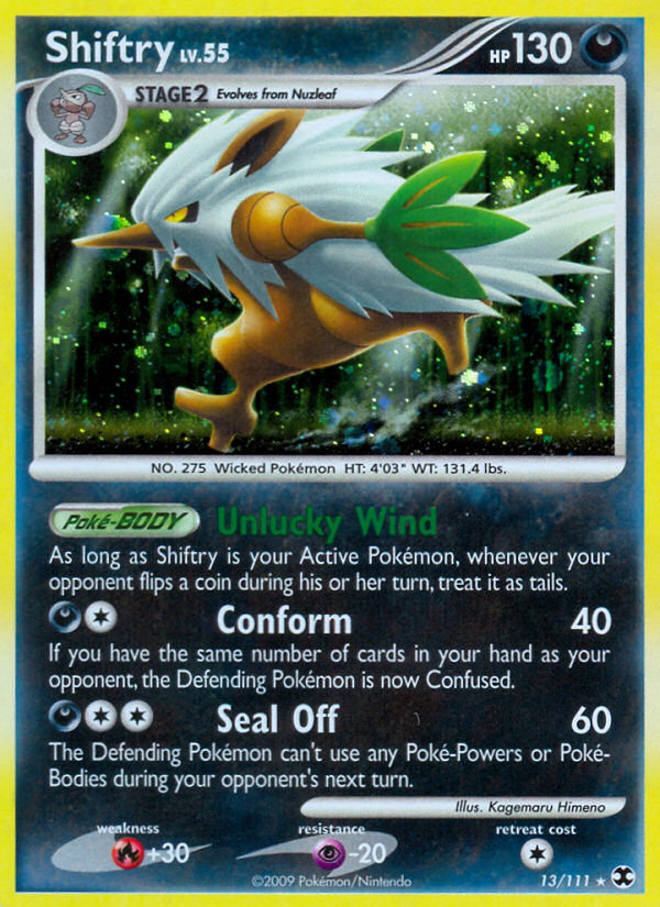 Shiftry (13/111) - Rising Rivals Pokémon Card