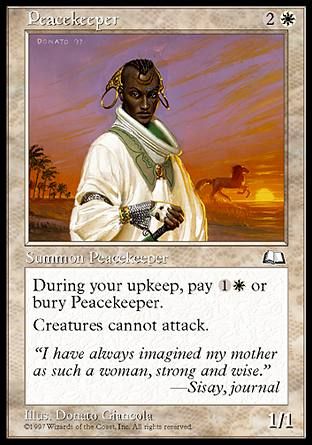 Peacekeeper (Weatherlight) Trading Card