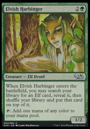 Elvish Harbinger (Duel Decks : Anthology) Trading Card