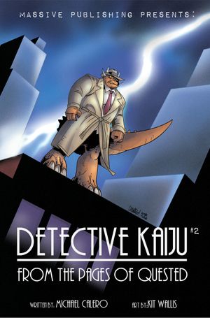 Detective Kaiju #2 (Cvr C Michael Calero Noir Homage Variant)