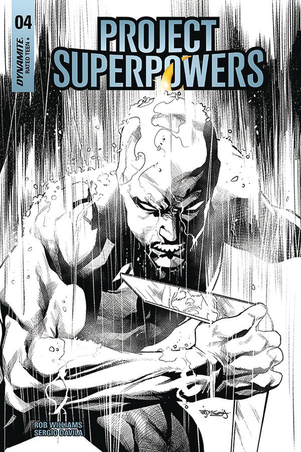 Project Superpowers: Chapter Three #4 (20 Copy Segovia B&w Cover)