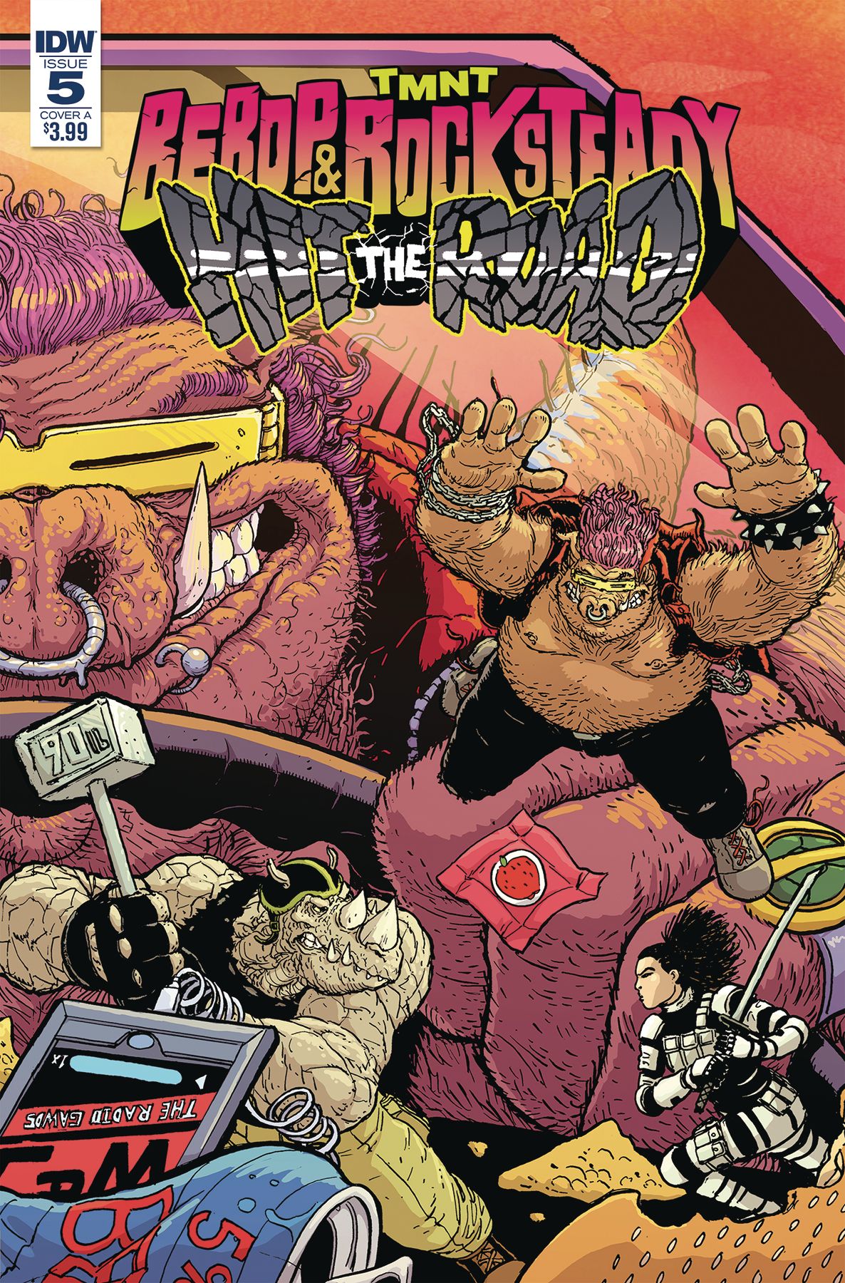 Teenage Mutant Ninja Turtles: Bebop & Rocksteady Hit the Road #5 Comic