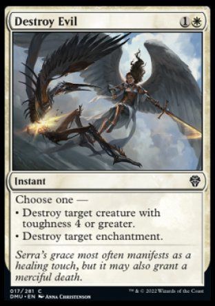 Destroy Evil (Dominaria United) Trading Card