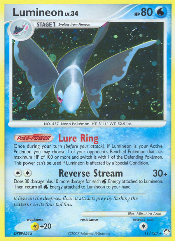 Finneon Pokémon Card