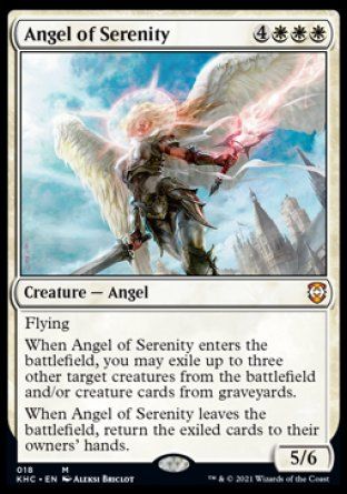 Angel of Serenity (Kaldheim Commander Decks) Trading Card