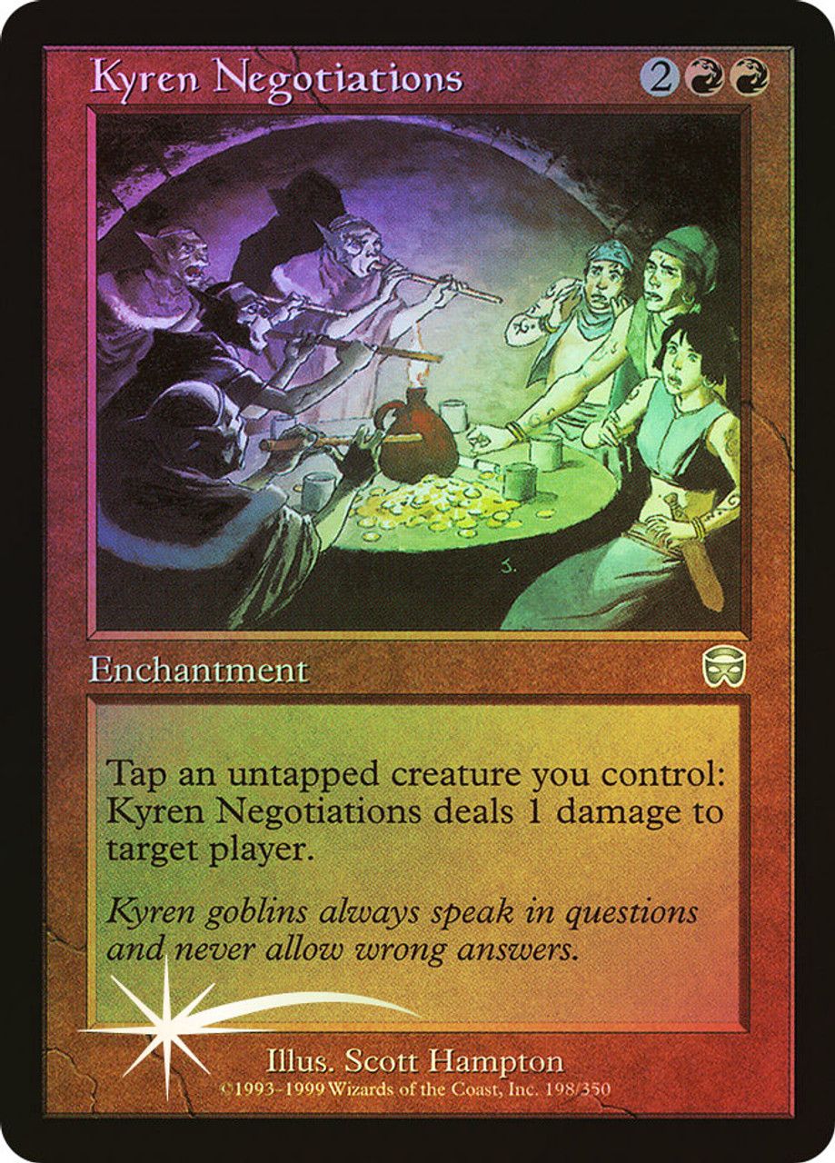 Kyren Negotiations (Mercadian Masques - Foil) Trading Card