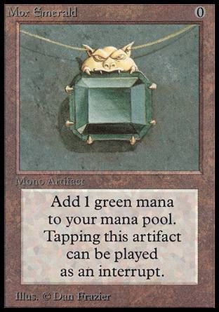 Mox Emerald (Beta) Trading Card