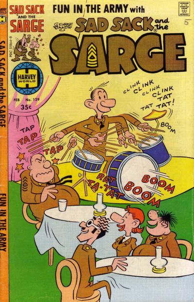 Sad Sack And The Sarge #129 Comic