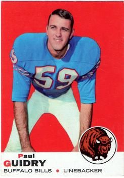 Paul Guidry 1969 Topps #109 Sports Card