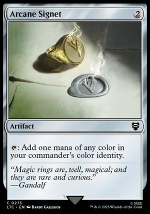 Arcane Signet (The Lord of the Rings Commander Decks)