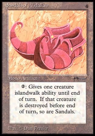 Sandals of Abdallah (Arabian Nights) Trading Card