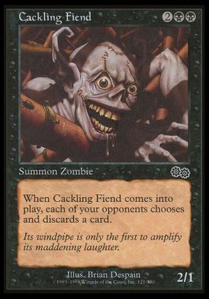 Cackling Fiend (Urza's Saga)