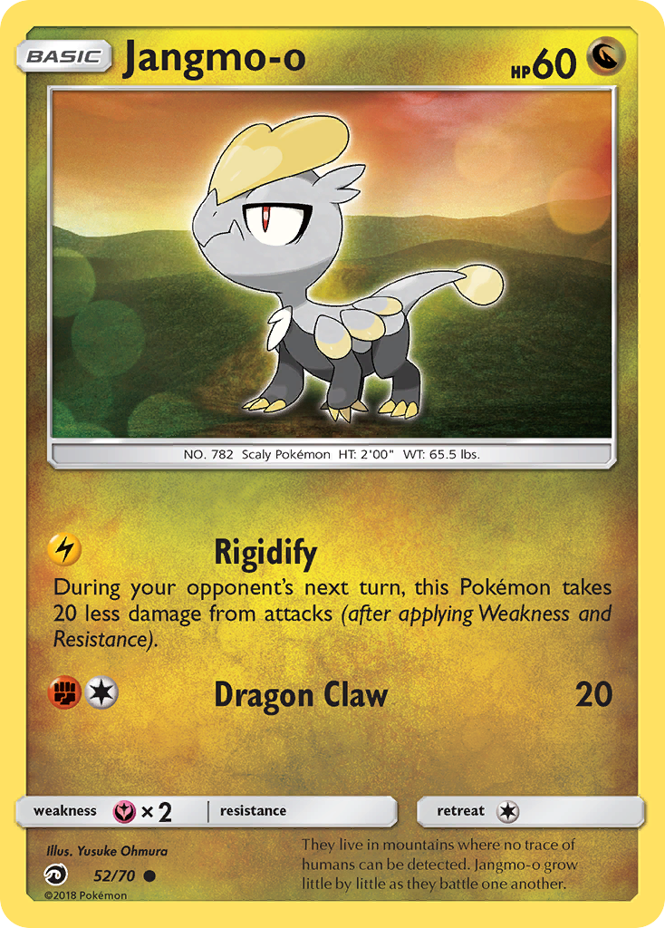 Jangmo-o (52/70) - Dragon Majesty Pokémon Card