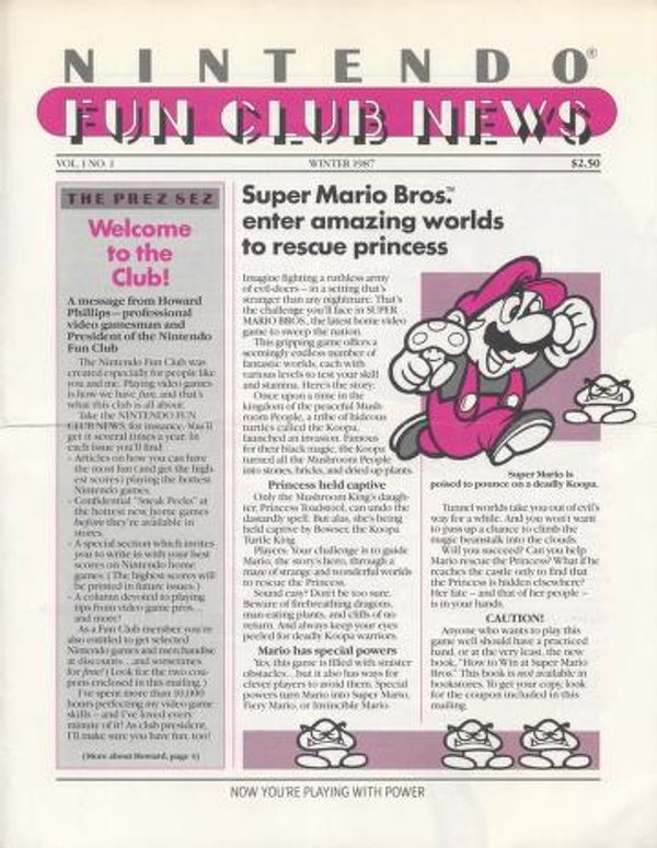 Nintendo Fun Club News #v1 #1