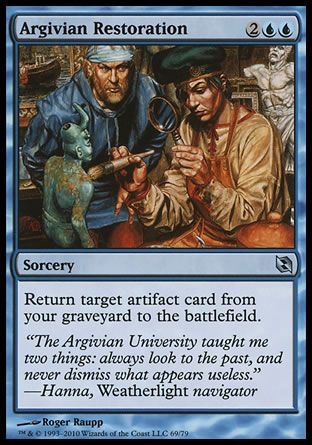 Argivian Restoration (Elspeth vs. Tezzeret) Trading Card