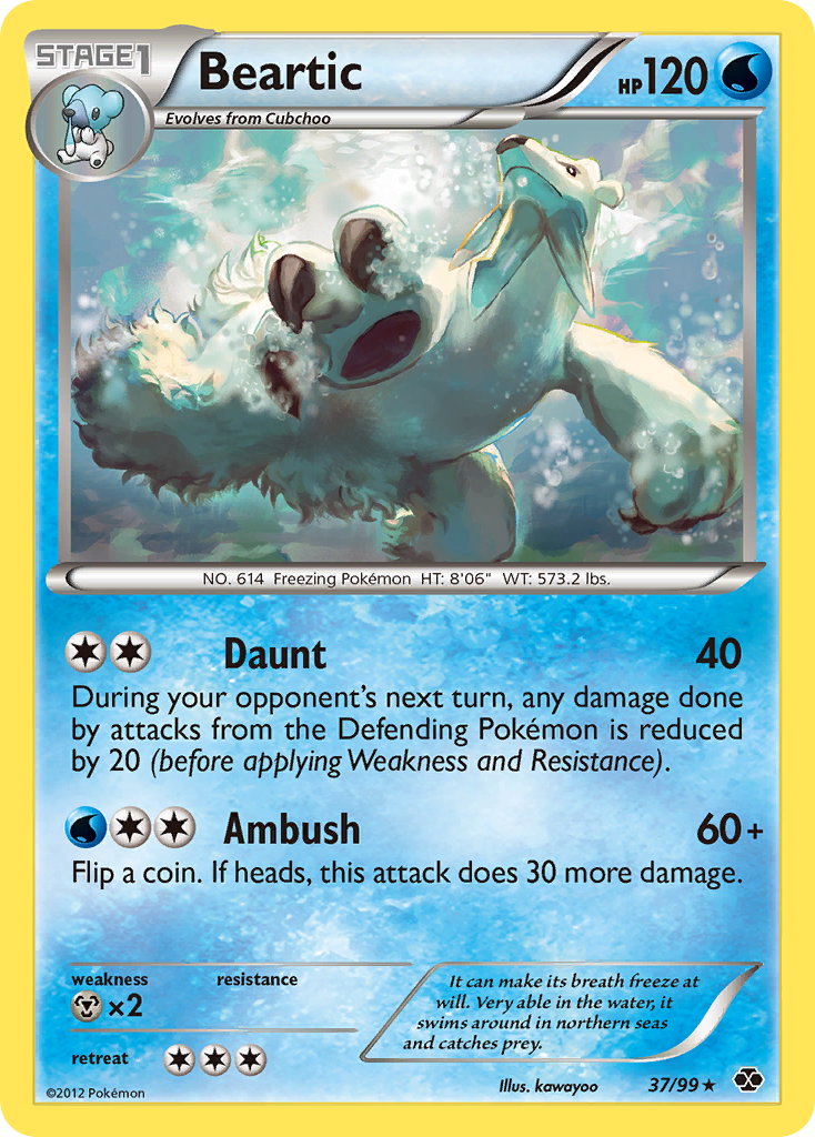 Beartic (37/99) - Next Destinies Pokémon Card