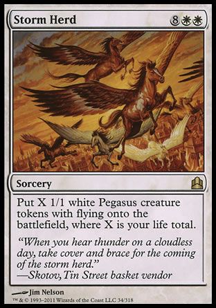 Storm Herd (MTG Commander) Trading Card