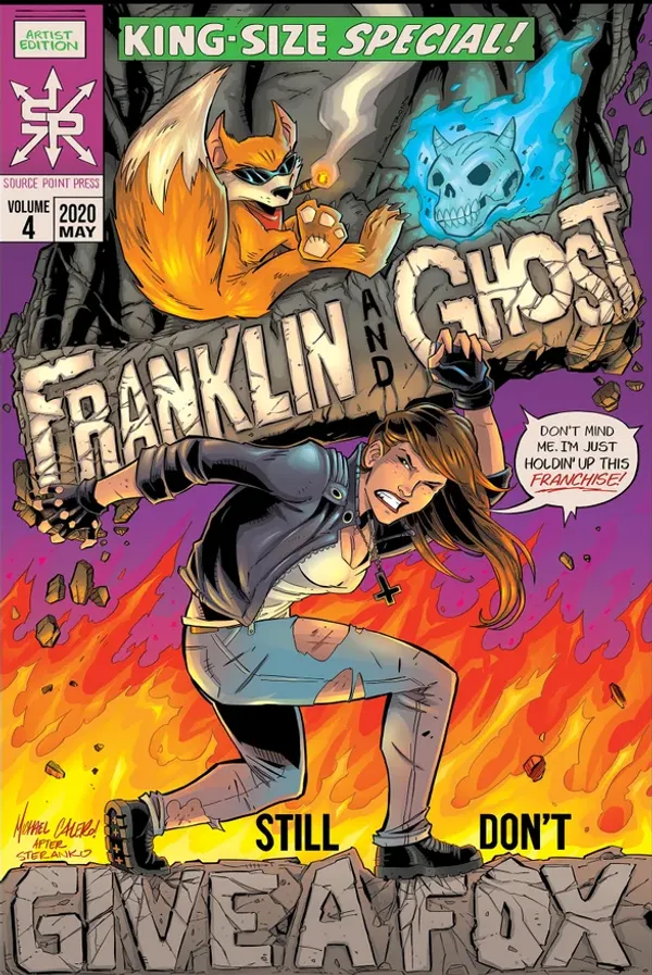 Franklin and Ghost: Still Don't Give a Fox #4 (Calero Variant Cover ...