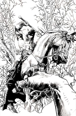 Fire And Ice Darkwolf #4 (Cvr O Inc 1:10 Dan Panosian Line Art Virgin Variant)