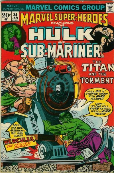 Marvel Super-Heroes #34 Comic