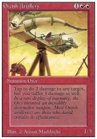 Orcish Artillery (Unlimited) Trading Card