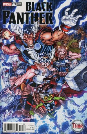 Black Panther #171 (Bradshaw Mighty Thor Variant Leg)
