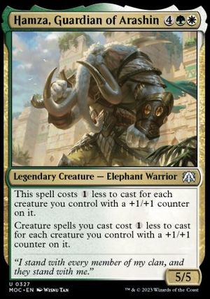 Hamza, Guardian of Arashin (March of the Machine Commander Decks)