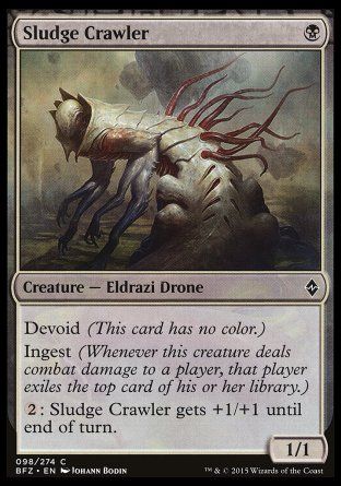 Sludge Crawler (Battle for Zendikar) Trading Card