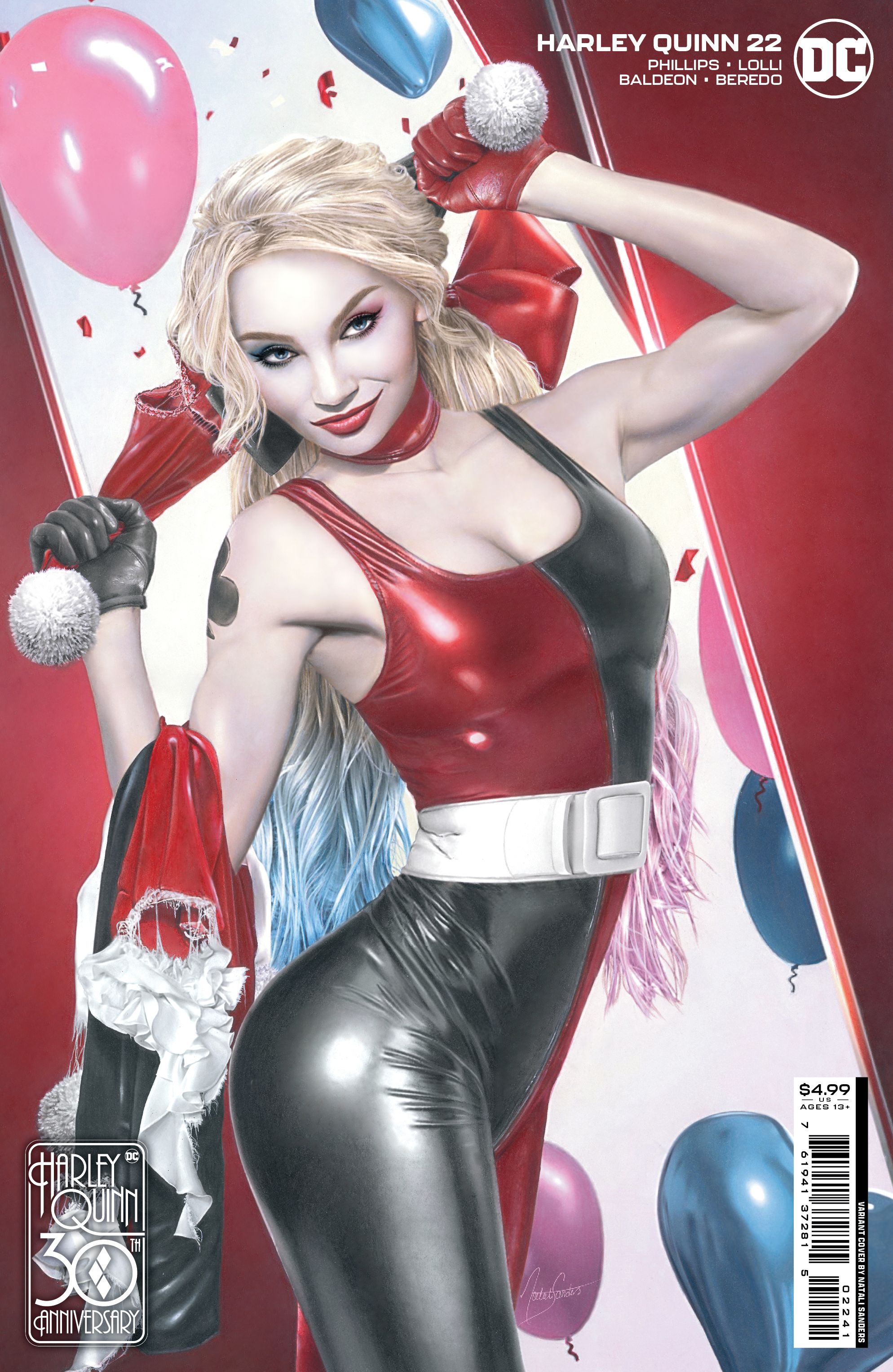 Harley Quinn #22 (Cvr C Natali Sanders Harley Quinn 30th Anniversary Card Stock Var) Comic
