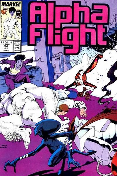 Alpha Flight #54 Comic