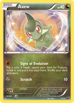 axew pokemon card value AR 150/086 Black Bolt Dragon Colorless Ultra Evolution Flip a coin Axew Pokmon Cards Values -