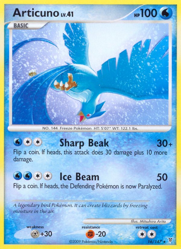 Articuno (16/147) - Supreme Victors Pokémon Card