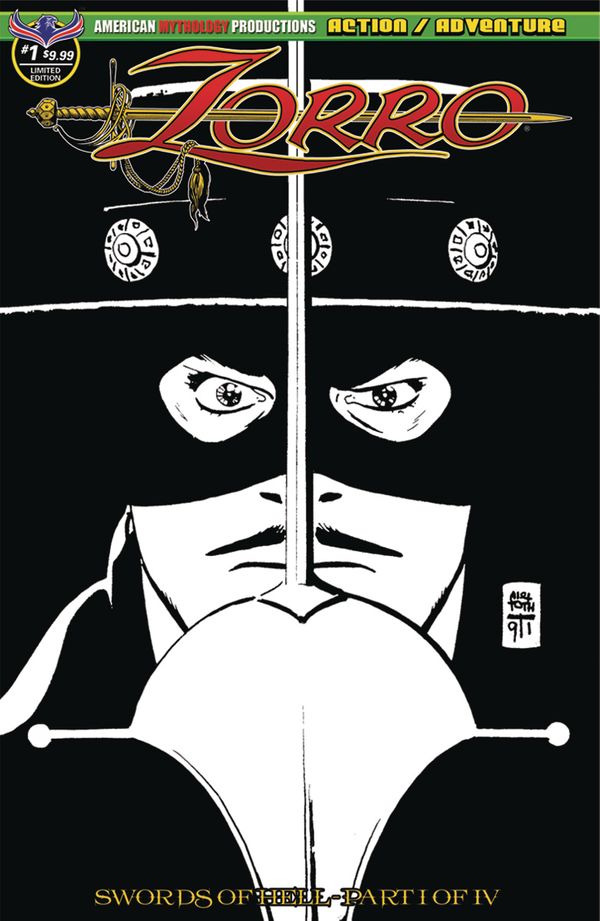 Zorro: Swords of Hell #1 (Toth Visions Of Zorro Ltd Cover Cover)