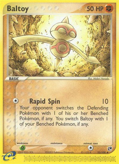 Baltoy (32/100) - Sandstorm Pokémon Card