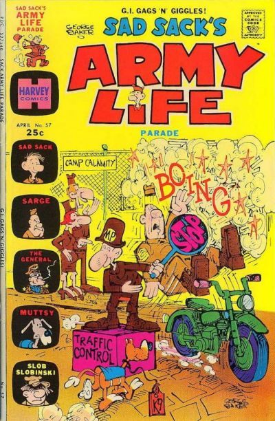 Sad Sack's Army Life Parade #57 Comic